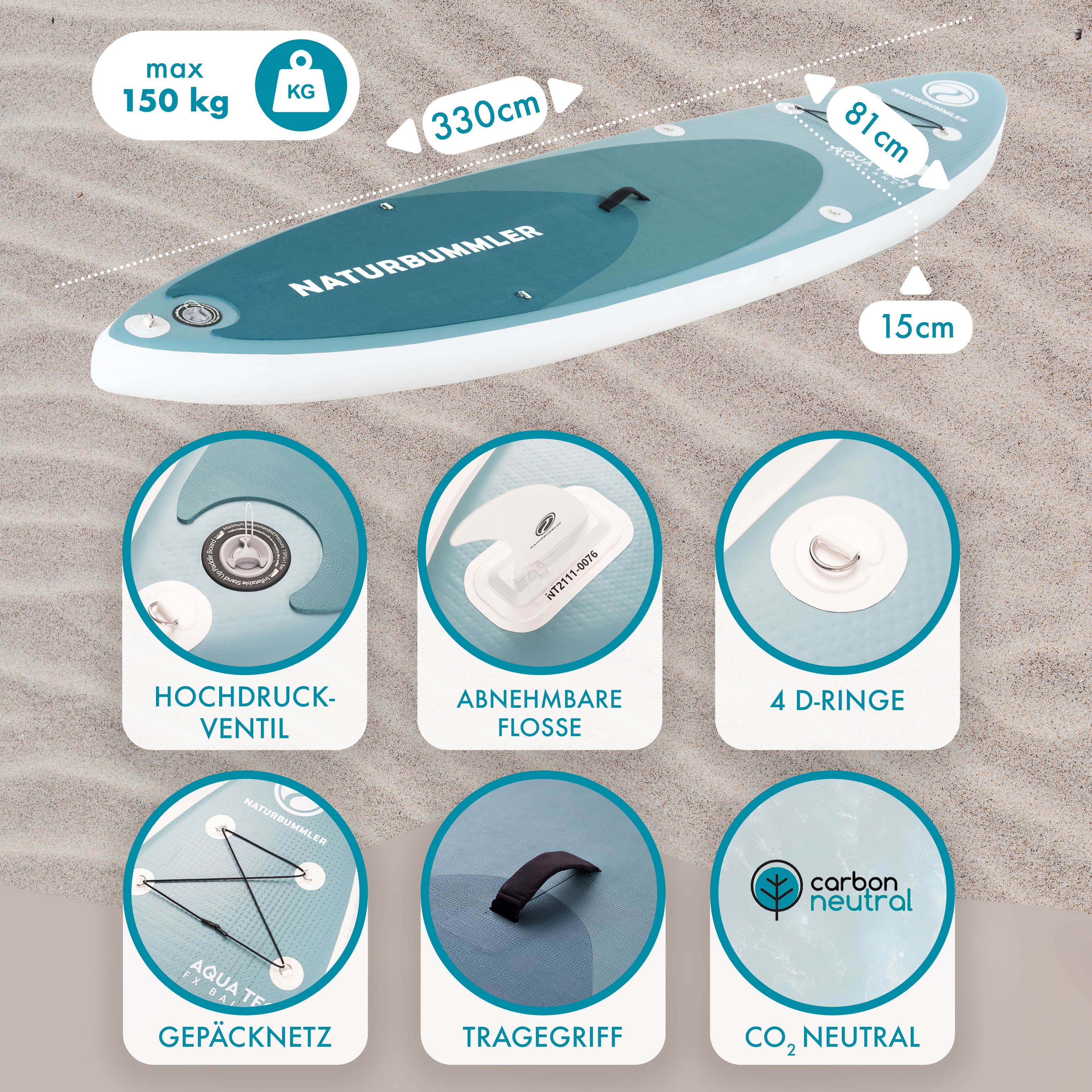 Stand-Up Paddling Board (Geprüfte B-Ware)