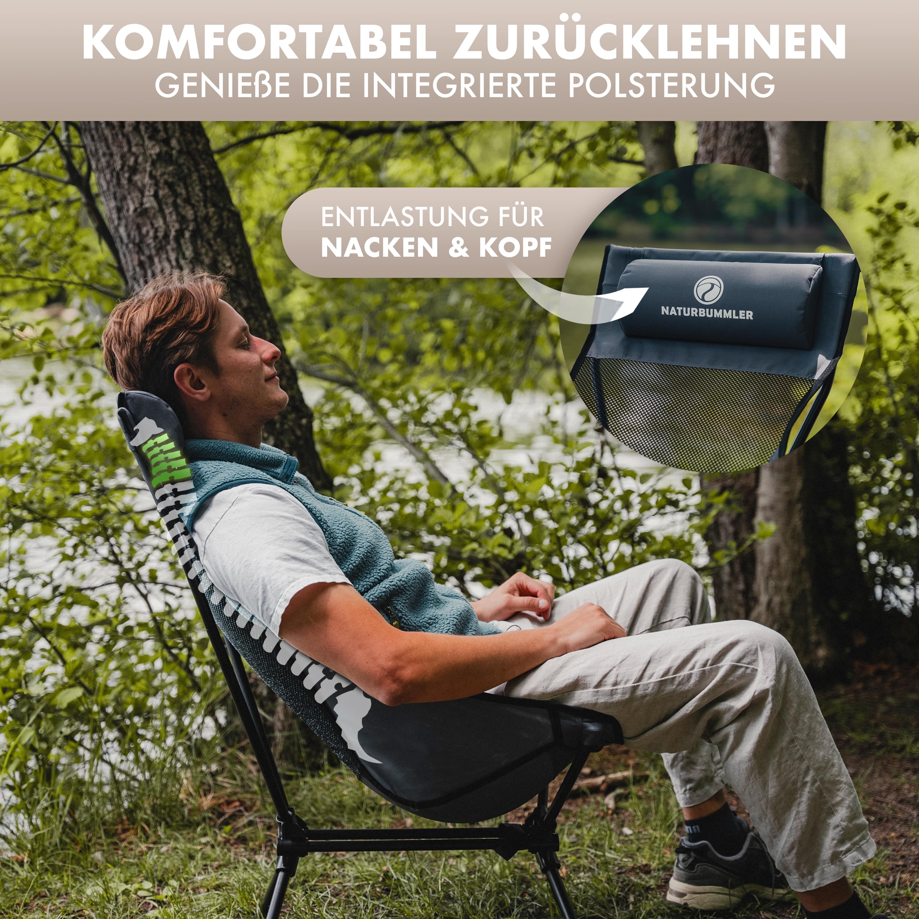 Campingstuhl Cloud Light+