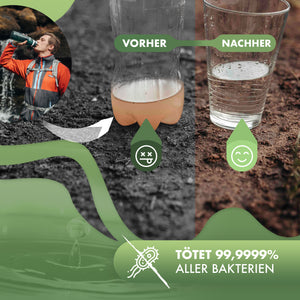 Wasserfilter-Flasche Outdoor